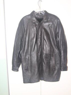 Vintage WILDA Heavy Duty Leather Jacket, Size M, Zip-in Liner, Excellent Cond.